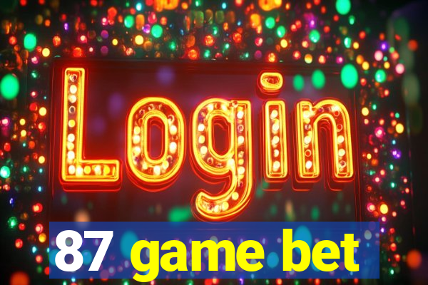 87 game bet